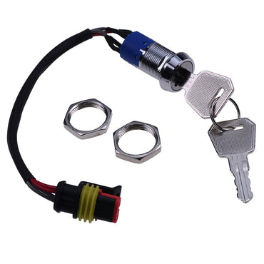 Ignition Switch Start Key 1220-520002-AC for use with Big Joe Forklift E30 EZ30 S22 Pallet Truck EPT20-ET ES10-10ES ES15-15ES