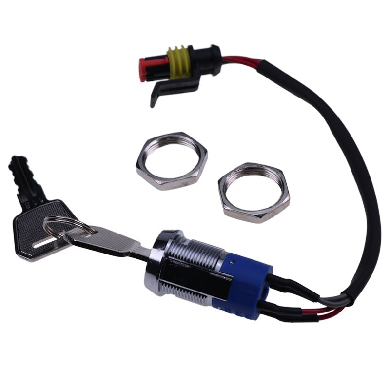 Ignition Switch Start Key 1220-520002-AC for use with Big Joe Forklift E30 EZ30 S22 Pallet Truck EPT20-ET ES10-10ES ES15-15ES