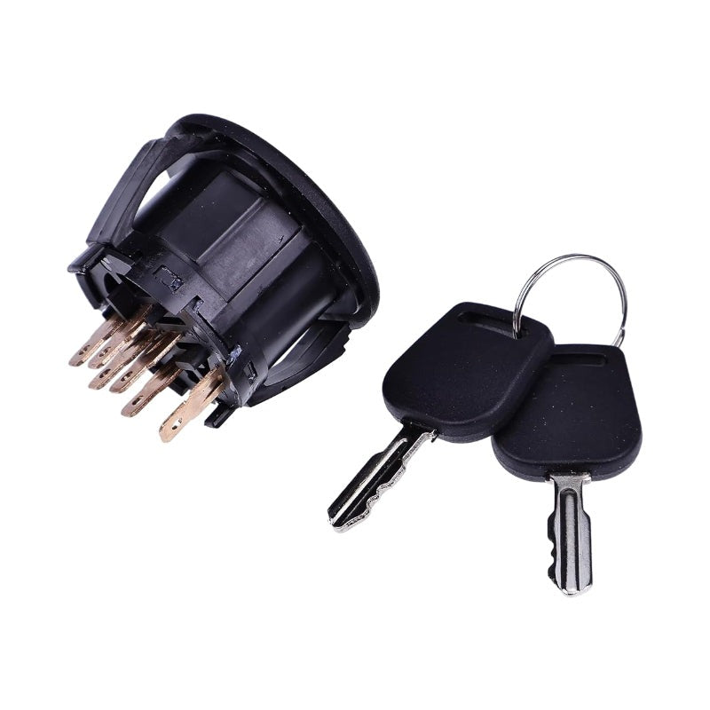 Ignition Switch With 2 Keys 725-12066 925-12066 fits Cub Cadet ZT1-42 ZT2-54 ZTX6-60 MTD Z530 Z550 Z5450 Troy Bilt Z42 Z54 Z50 54XP Mower