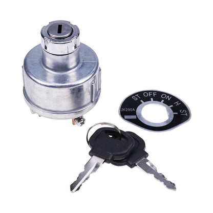 Ignition Switch With 2 Keys JK290A for use with Jinma Tractor JM 184 200 204 250 254 284 304 354 404 504 554 704