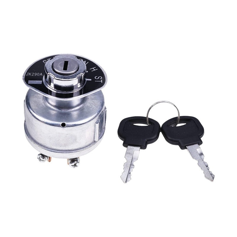 Ignition Switch With 2 Keys JK290A for use with Jinma Tractor JM 184 200 204 250 254 284 304 354 404 504 554 704