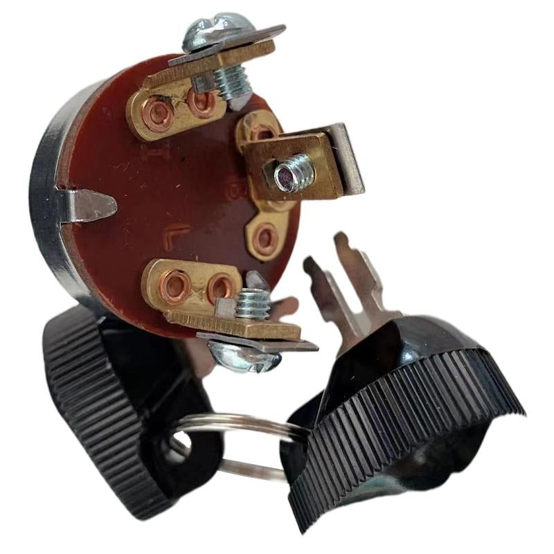 Ignition Switch With Key 180681M93 compatible with Massey Ferguson Tractor TO20 TO30 TO35 202 204 302 304 65 85 88 40 50 35