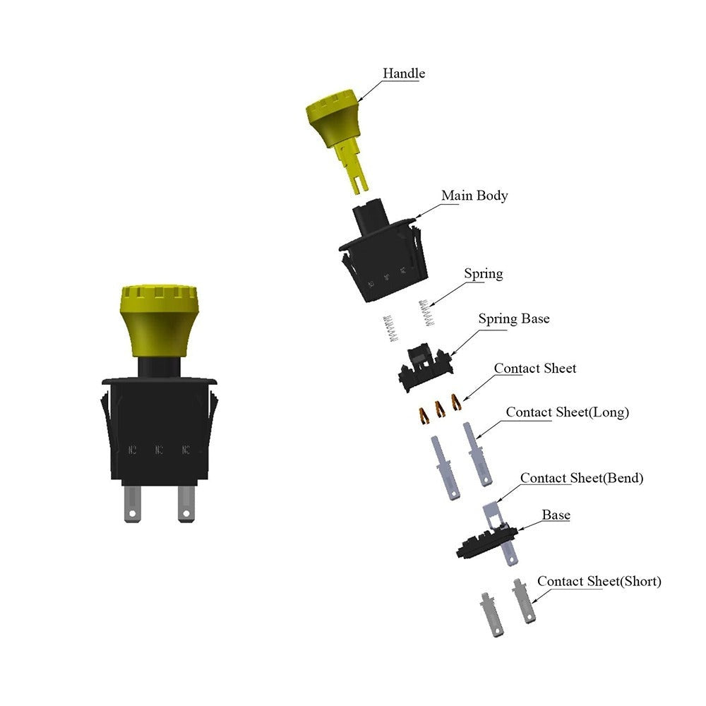 PTO Switch 430-205 430205 compatible with Stens Delta