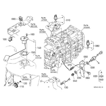 Safety Switch 5T057-42230 fits Kubota Tractor B21 B26 B1700D B2100D B2400E B3030HSD L3010DT L3410DT M5040DT M8540HD M9540HDL