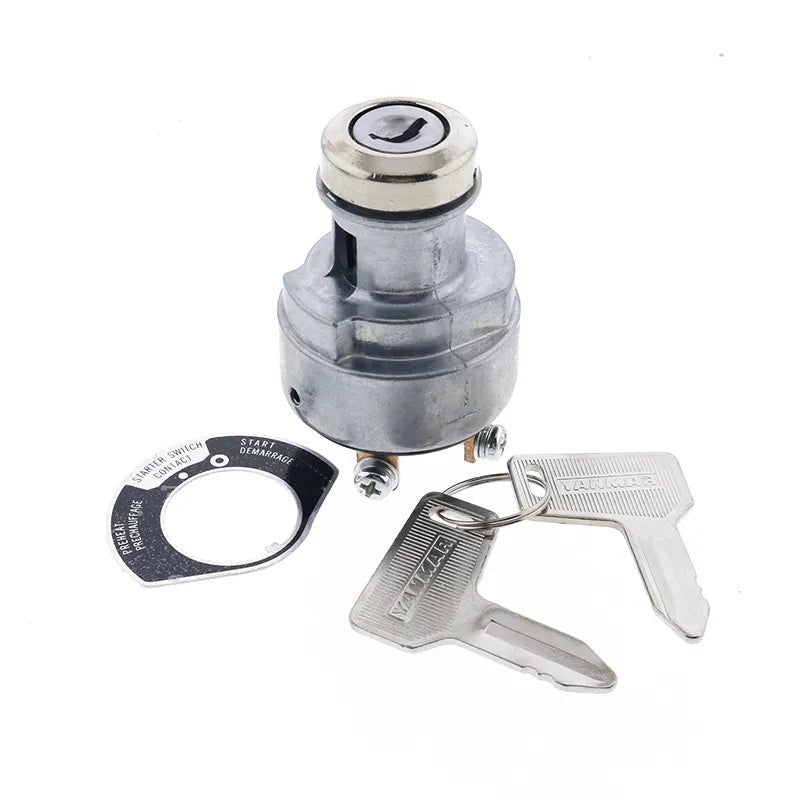 Stater Switch YM933110-00200 With 301 Keys fits Komatsu PC40FR-1 PC50FR-1 Excavator