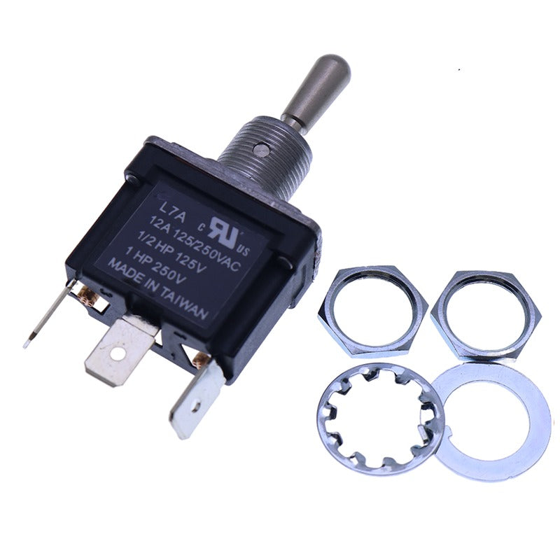 Toggle Switch T114691GT for use with Genie GR-08 GR-12 GR-15 GS1530 GS1930 GS1932 GS2032 QS-12W QS-15W QS-20W