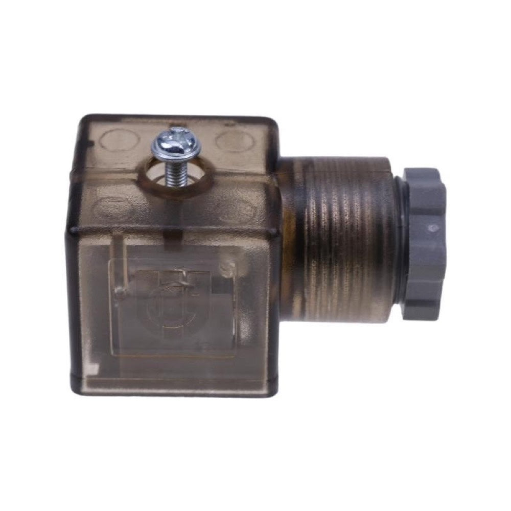 10 Pieces Din 43650-A PG11 Solenoid Coil Connector Socket With Led 24V Dc 24 Pole
