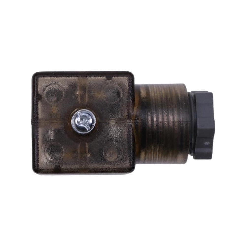 10 Pieces Din 43650-A PG11 Solenoid Coil Connector Socket With Led 24V Dc 24 Pole