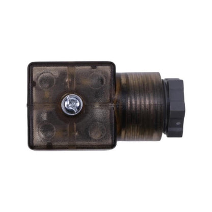 10 Pieces Din 43650-A PG11 Solenoid Coil Connector Socket With Led 24V Dc 24 Pole