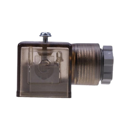10 Pieces Din 43650-A PG11 Solenoid Coil Connector Socket With Led 24V Dc 24 Pole