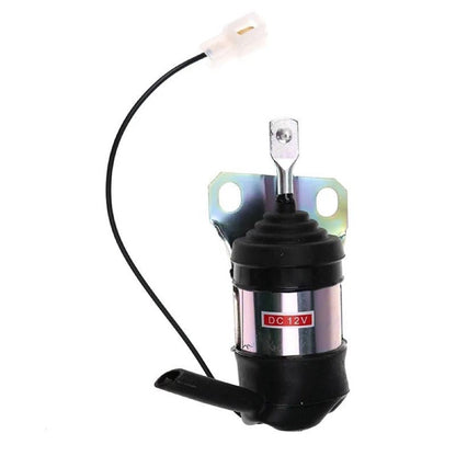 12 V Fuel Shut Off Solenoid 6655120 suitable for Bobcat B300 BL370 BL470 BL475 BL570 BL575 231
