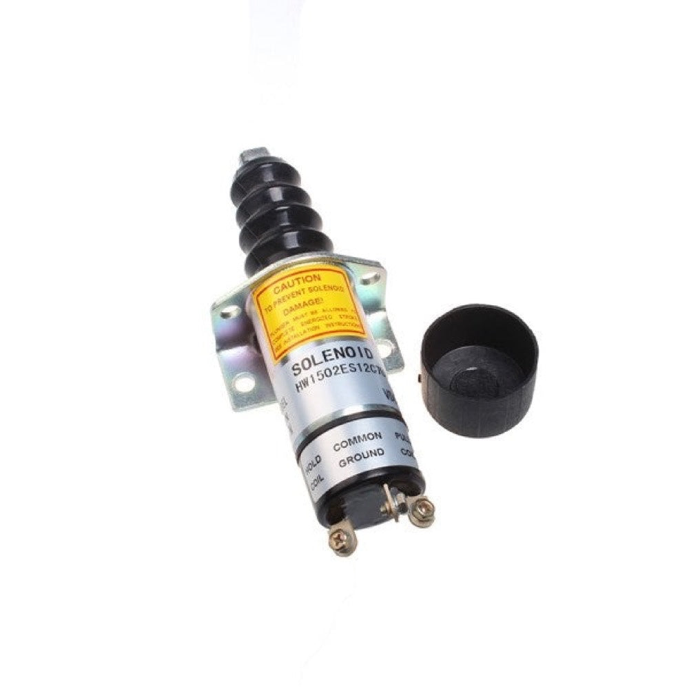 12V Fuel Stop Solenoid 1502ES-12C7U1B2S1 Woodward 1500-1004 1502ES