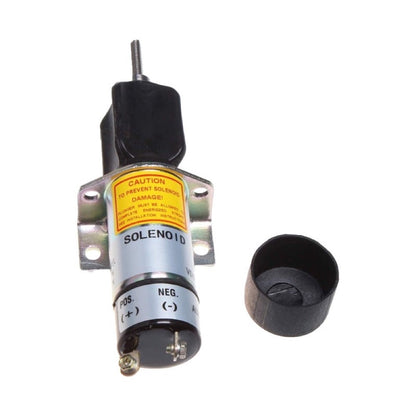 12V 2 Terminals Fuel Shutoff Solenoid 1504-12C2U1B1S1 for use with Synchro Start Kubota DF-750