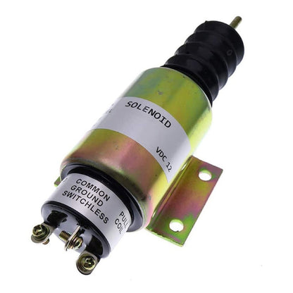 12V 3 Terminals Fuel Shutdown Solenoid 2001ES-12E3U1B2S2 SA-5174-12 fits Woodward