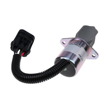 12V Diesel Shutoff Solenoid Valve 6667993 for use with Bobcat Excavator 231 325 328 334 337 341 Loader 743 751 763 773 S150 S175 S185 T190