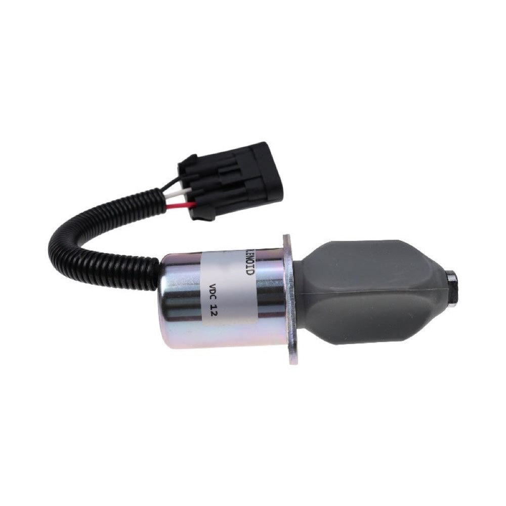 12V Diesel Shutoff Solenoid Valve 7136559 6681512 for use with Bobcat Loader S300 S450 S510 S530 S550 S570 S590 S595 S630 S650 S70 S740 S750 S770