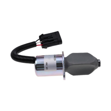 12V Diesel Shutoff Solenoid Valve 7136559 6681512 for use with Bobcat Loader S300 S450 S510 S530 S550 S570 S590 S595 S630 S650 S70 S740 S750 S770