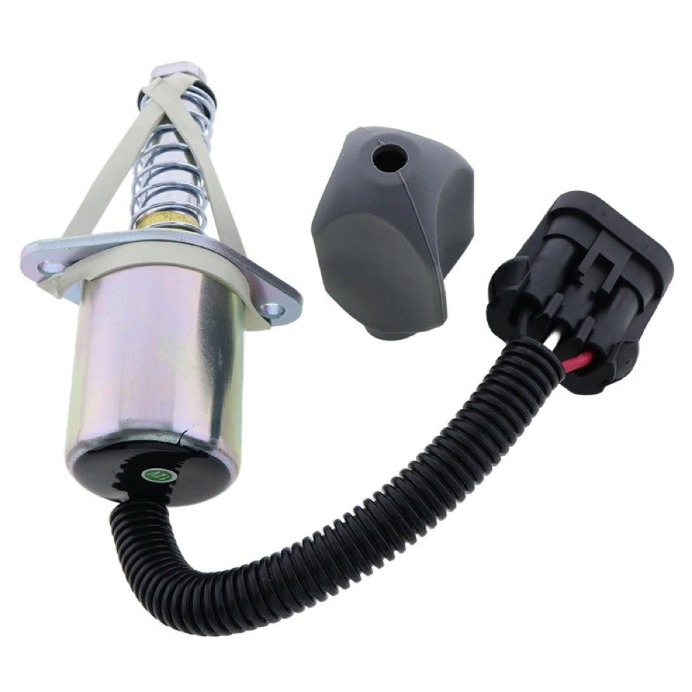 12V Diesel Shutoff Solenoid Valve 7136559 6681512 for use with Bobcat Loader S300 S450 S510 S530 S550 S570 S590 S595 S630 S650 S70 S740 S750 S770