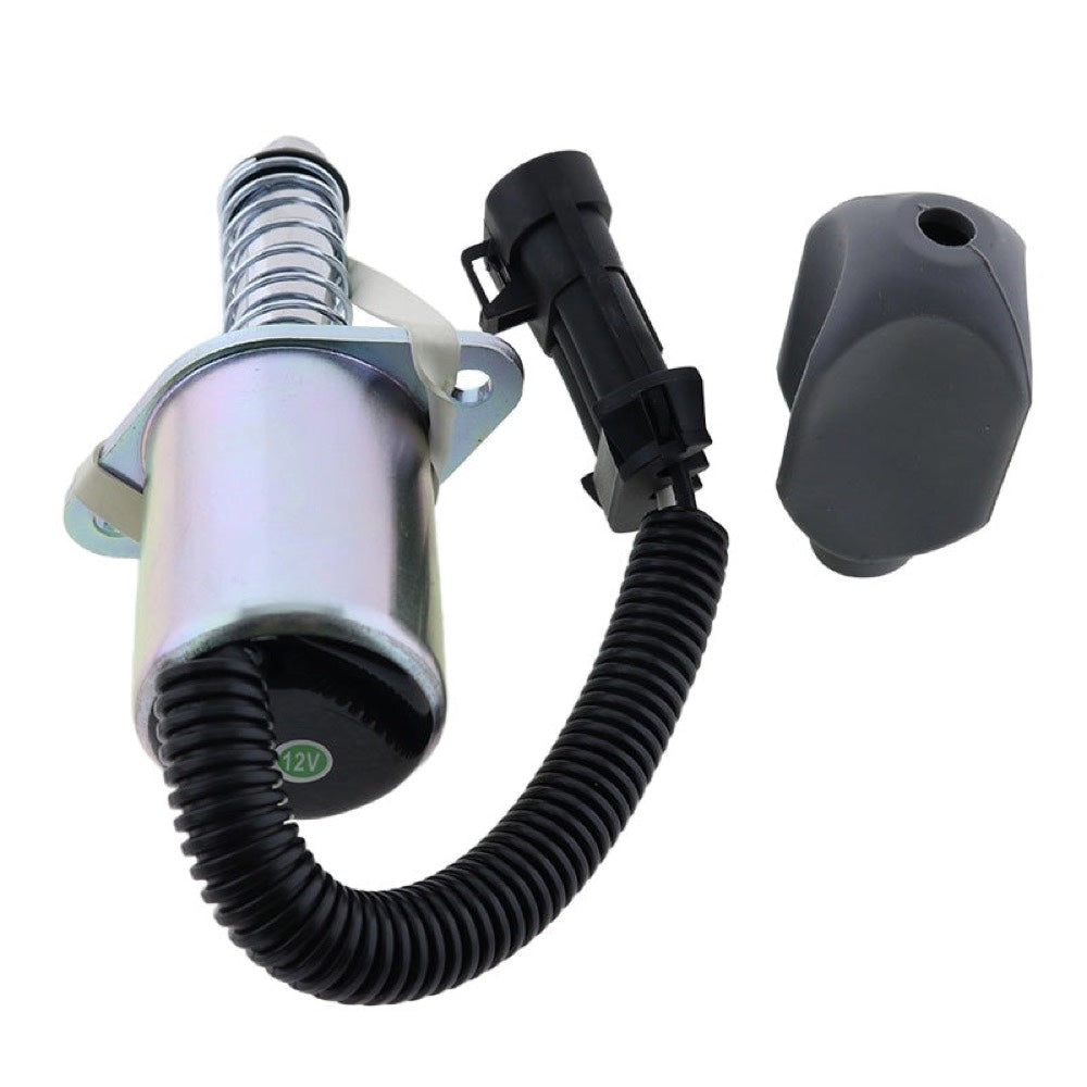 12V Diesel Shutoff Solenoid Valve 7136559 6681512 for use with Bobcat Loader S300 S450 S510 S530 S550 S570 S590 S595 S630 S650 S70 S740 S750 S770