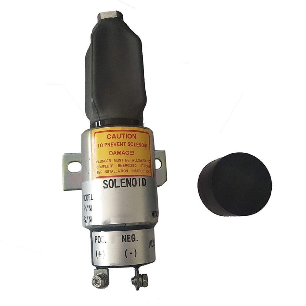 12V Fuel Shut Down Solenoid 1700-2567 1753-12E6U1B1 for use with Woodward