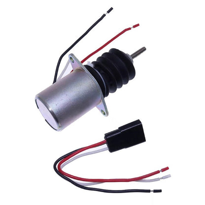 12V Fuel Shut Off Solenoid AM124379 AM103337 AM116779 suitable for John Deere Tractor 332 415 425 430 445 455 Mower F915 F925 F935 Loader 544G 624G 644G