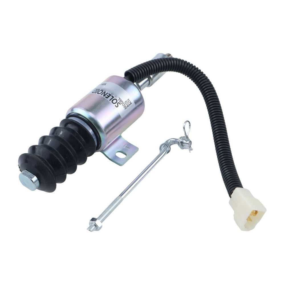 12V Fuel Shut Off Solenoid Hl49331000144 for use with Cummins Generator Excavator