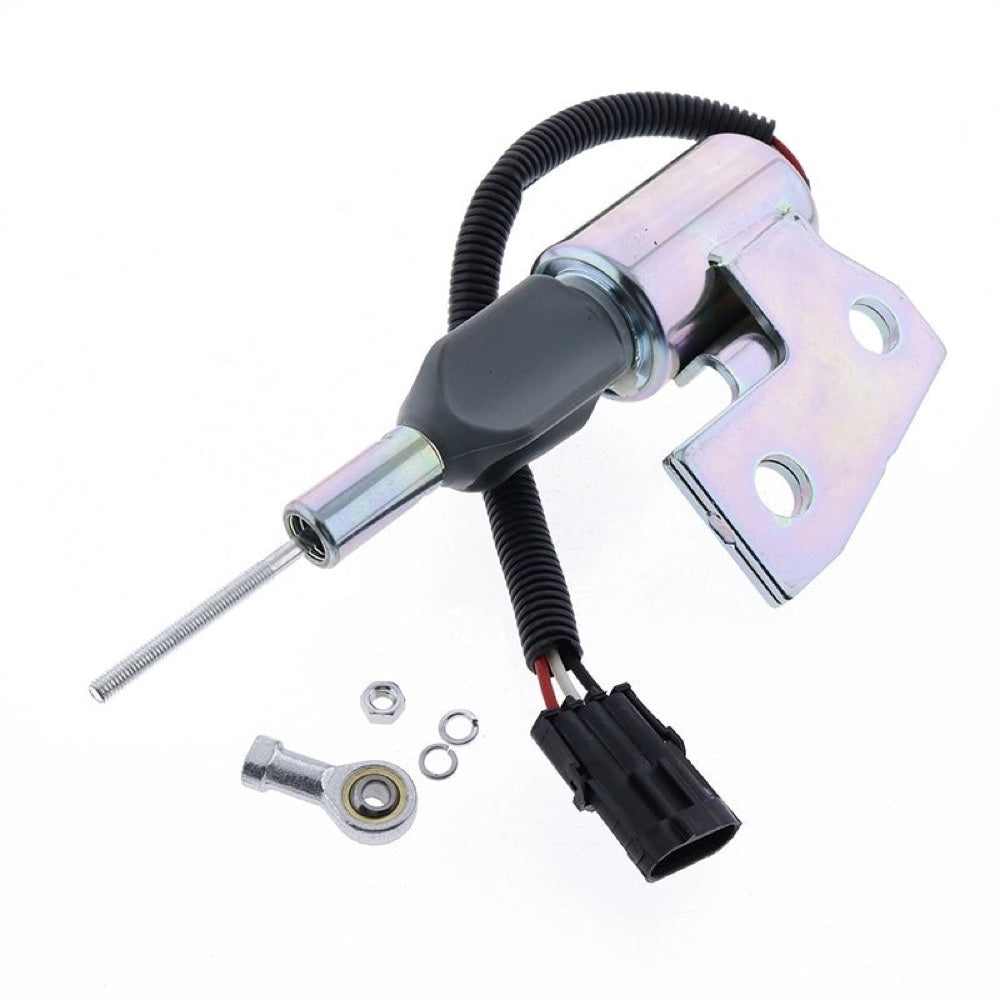 12V Fuel Shut Off Solenoid J991167 87420952 fits CASE 580M 60XT 70XT 90XT 688G New Holland U80 LV80