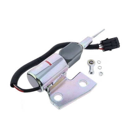 12V Fuel Shut Off Solenoid J991167 87420952 fits CASE 580M 60XT 70XT 90XT 688G New Holland U80 LV80