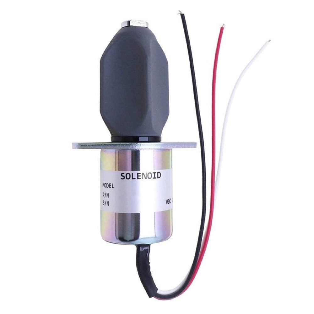 12V Fuel Shut off Solenoid SA-4260-12 1751ES fits Kubota Engine 70 and 82 mm Serie