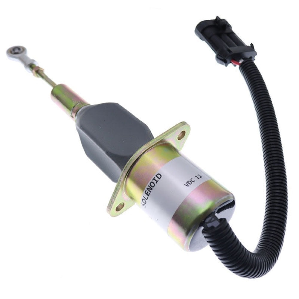 12V Fuel Shut-Off Solenoid Valve SA-4161-12 1751ES-12A6UC4B3S1 87801213 87616313 fits New Holland 8670 8770 8870 8970 TR89 TR97 TR98 TR99 TX66