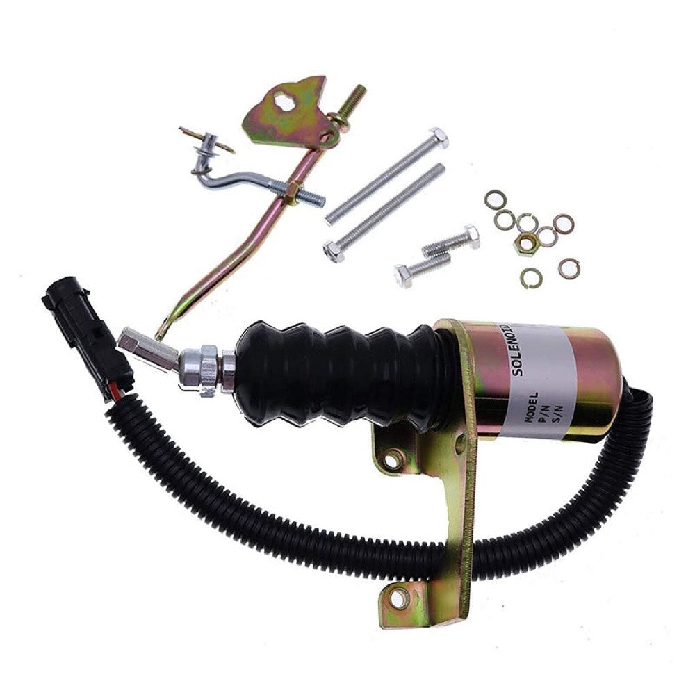 12V Fuel Shutdown Kit 3740055 for use with Deutz Engine F3L912 JLG Boom Lift 80HX 86HX 40H+6 60H+6 80HX+6