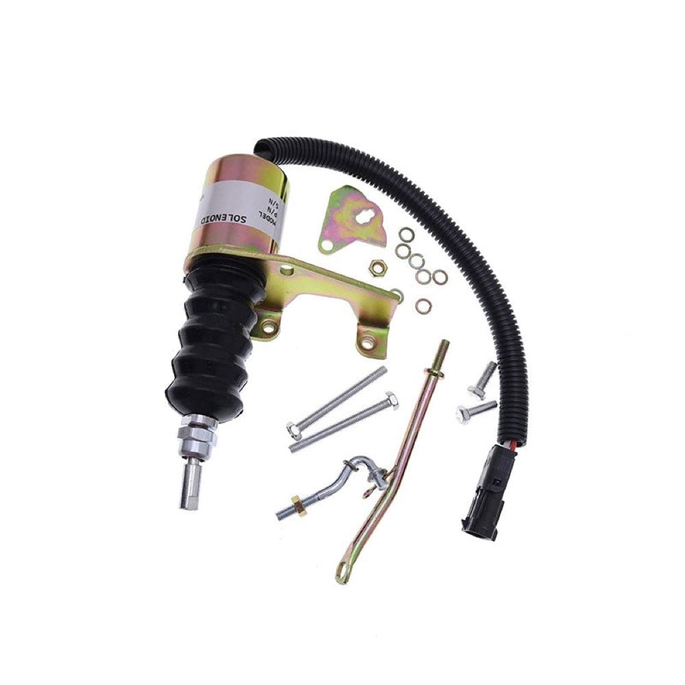 12V Fuel Shutdown Kit 3740055 for use with Deutz Engine F3L912 JLG Boom Lift 80HX 86HX 40H+6 60H+6 80HX+6