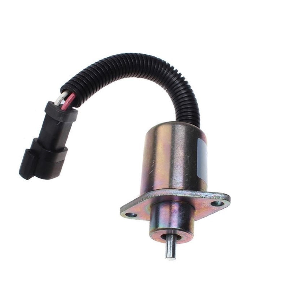 12V Fuel Shutoff Solenoid 173-1338 for use with Caterpillar CAT Loader 236 246 248 252 262 267 277 287