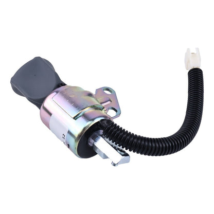 12V Fuel Shutoff Solenoid 17520-60014 compatible with Kubota Engine D722