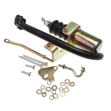 12V Fuel Shutoff Solenoid 30-00394-00 fits Deutz Engine F3L912W Carrier 69GL15-114 69GL15-134
