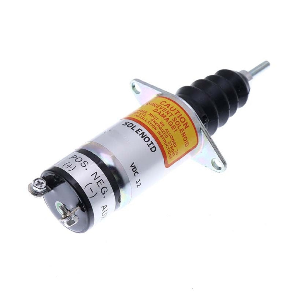 12V Fuel Shutoff Solenoid AM108771 AM108772 compatible with John Deere Lawn Tractor 425 430 445 455 GT242 LX172 LX173 LX176 LX178 LX186 LX188