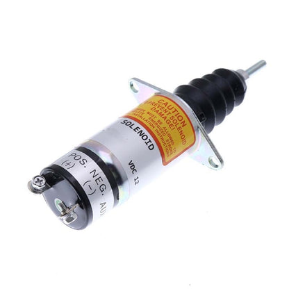 12V Fuel Shutoff Solenoid AM108771 AM108772 compatible with John Deere Lawn Tractor 425 430 445 455 GT242 LX172 LX173 LX176 LX178 LX186 LX188