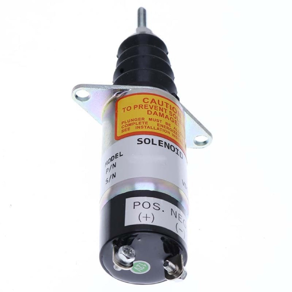 12V Fuel Shutoff Solenoid AM108771 AM108772 compatible with John Deere Lawn Tractor 425 430 445 455 GT242 LX172 LX173 LX176 LX178 LX186 LX188