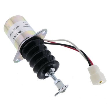 12V Fuel Shutoff Solenoid AM882277 suitable for John Deere Engine 3009 4020 Compact Tractor 670 770 870 970 1070