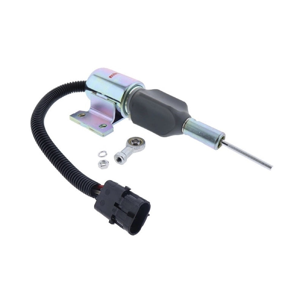 12V Fuel Shutoff Solenoid J930658 fits CASE Engine 6591T Dozer 1150H 550G 550H 650G 650H 750H 850H Tractor 8850