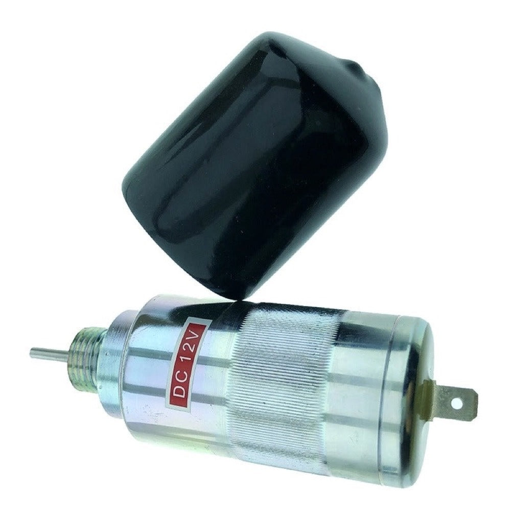 12V Shut Off Solenoid SBA185206083 fits Shibaura ISM N844 Engine New Holland L125 L140 L160 L170 L175 L220 L250 L565 LS150