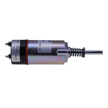 12V Shutoff Solenoid 125-5773 compatible with Caterpillar CAT Engine 3204 3304 3304B 3306 3306B 3306C 3406B 3406C