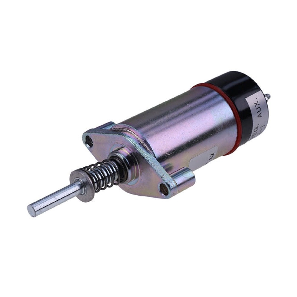12V Shutoff Solenoid 125-5773 compatible with Caterpillar CAT Engine 3204 3304 3304B 3306 3306B 3306C 3406B 3406C