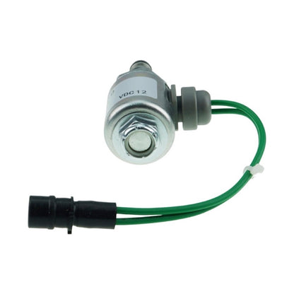 12V Solenoid Valve Assembly 8C-5575 3E-6267 fits Caterpillar CAT Engine 3114 Backhoe Loader 446 446B Telehandler RT100