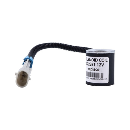 12V Solenoid Valve Coil TCA14065 322381 compatible with John Deere Mower 3225C 3235C 2500B 2653B 7500 7700 8500 8700
