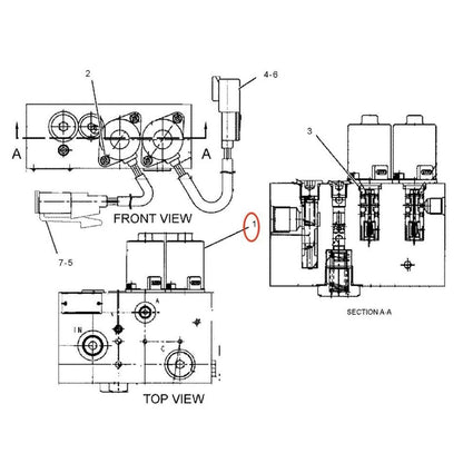 12V Swing Solenoid Valve 156-8847 fits Caterpillar CAT Engine 3024 3013 Excavator 301.8 302.5 305.5 303 CR