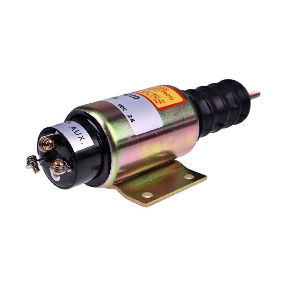 24V Aftermarket Woodward 2000 Series 2000-4547 2001-24E2U1B2S2A Stop Solenoid suitable for Generator Engine Compressor