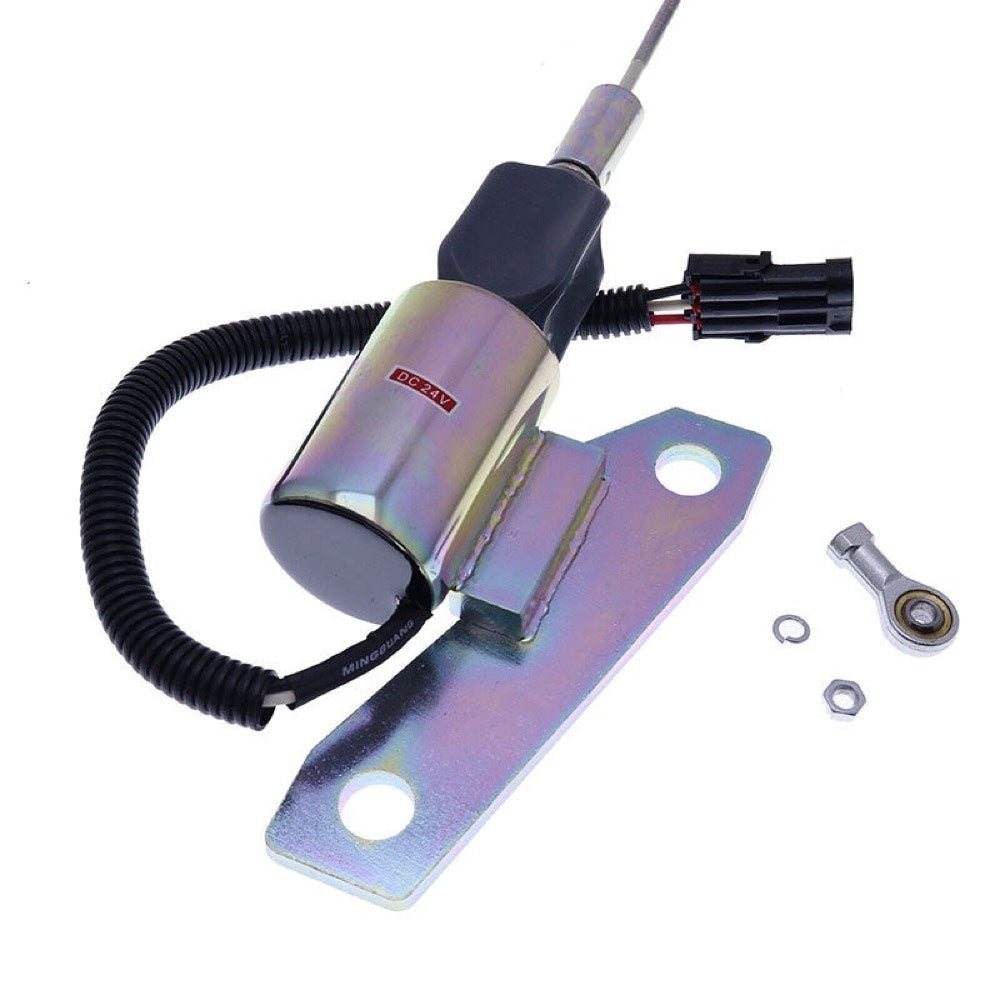 24V Fuel Shut Off Solenoid 5267132 3991625 for use with Cummins 6BT 5.9L Engine