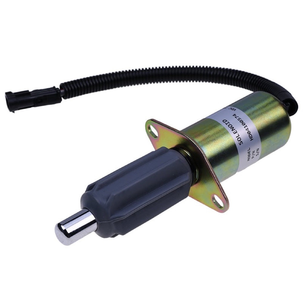 24V Shut Off Solenoid J914371 J912490 compatible with CASE Crawler Tractor 1150E 1155E