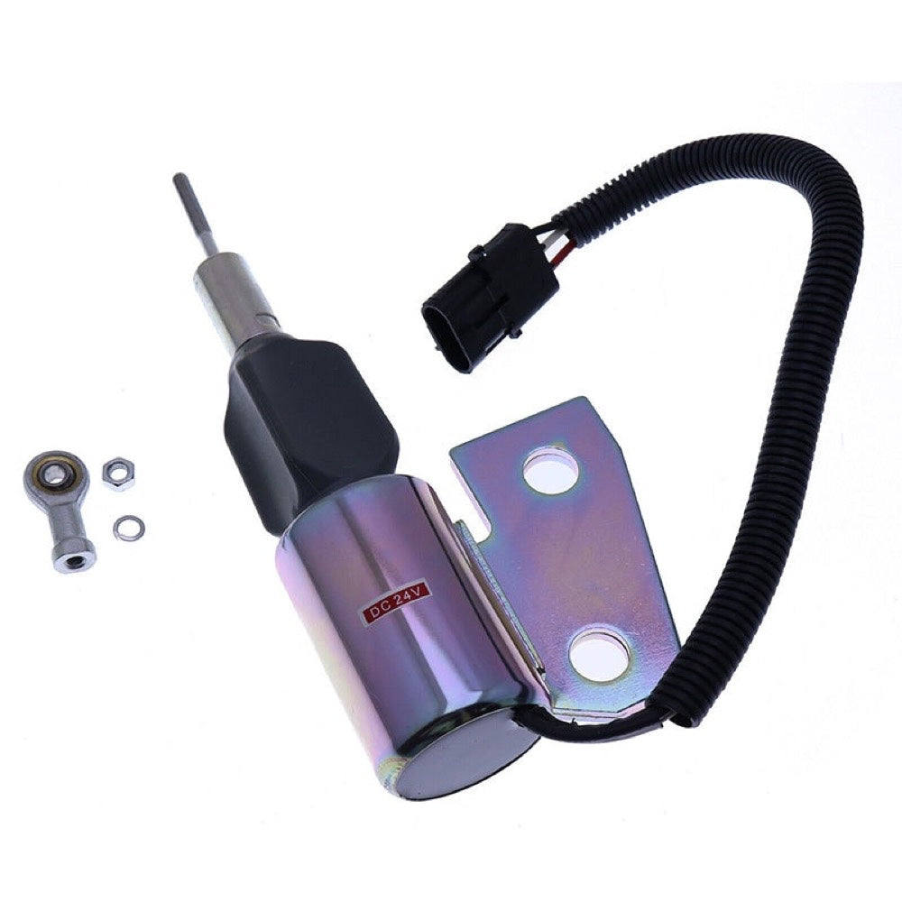 24V Shutoff Solenoid 6732-82-9110 suitable for Komatsu Excavator PC150LC-6 PC150LC-6K PC150-6